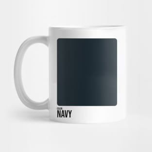 Paint Swatches Costume Navy Blue Color Swatch Family Group Halloween Mug